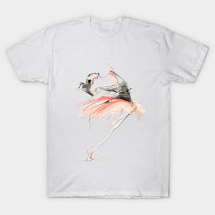 Ballet Dancer Drawing T-Shirt